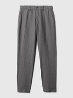 Linen-Cotton Trousers Slim Fit