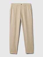 Linen-Cotton Trousers Slim Fit