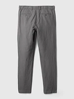 Linen-Cotton Trousers Slim Fit