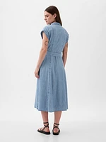 Denim Midi Shirtdress