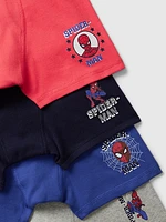 GapKids | Marvel Organic Cotton Boxer Briefs (4-Pack)