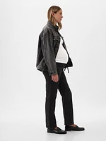 Maternity Full Panel Twill Khakis