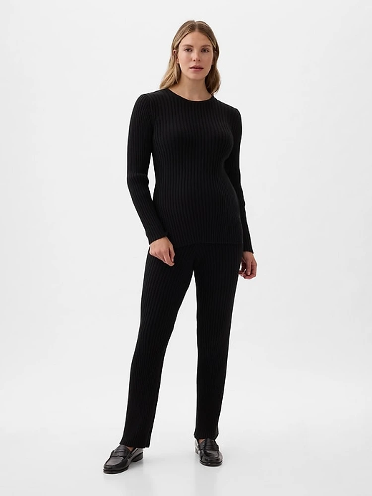 Maternity Rib Sweater