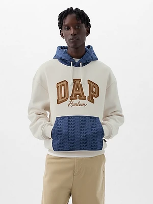 GAP × DAP Colorblock Logo Hoodie