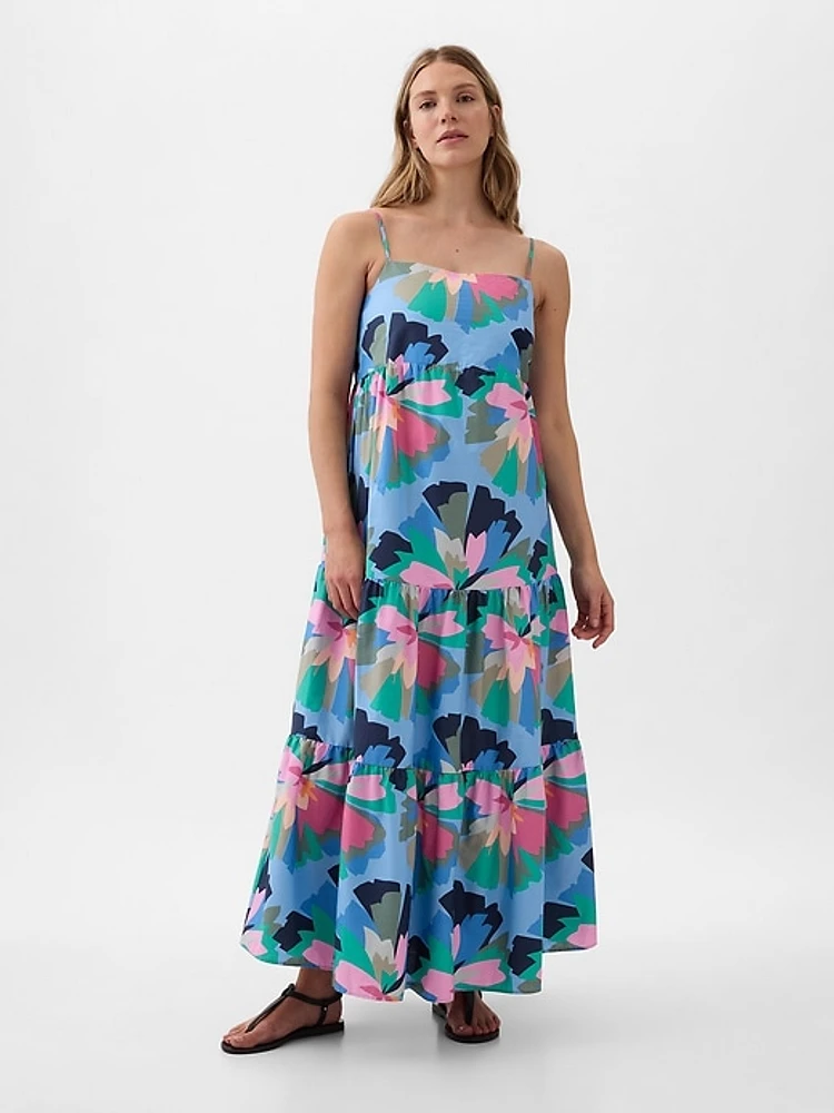 Maternity Tiered Maxi Dress