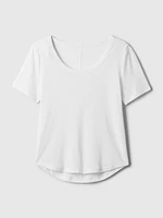 Linen-Blend T-Shirt