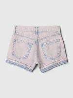 Kids Low Rise Denim Shorts