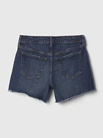 Kids High-Rise Denim Shorts