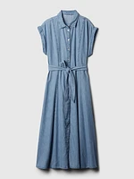 Denim Midi Shirtdress