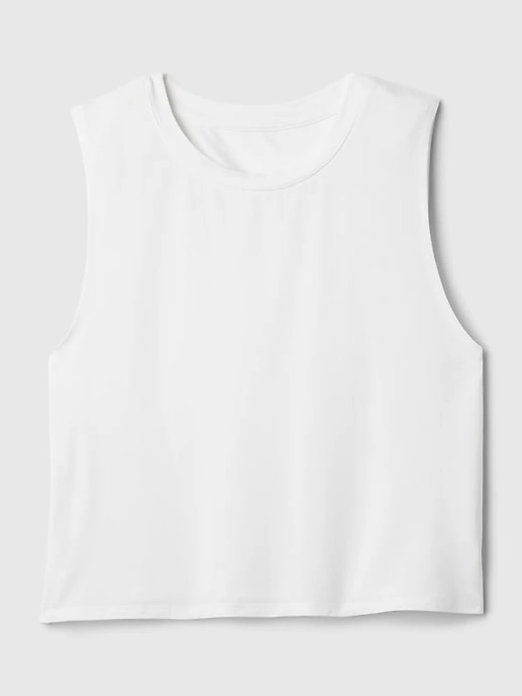 GapFit Breathe Cropped Muscle T-Shirt