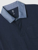 Kids Chambray Polo T-Shirt