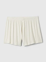 Mini Rib PJ Shorts