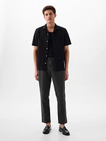 Linen-Cotton Trousers Slim Fit