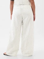 365 High Rise Linen-Cotton Trousers