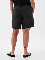 8" Mid Rise '90s Loose Denim Bermuda Shorts