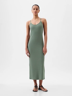 Modern Rib Midi Tank Dress