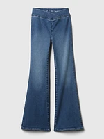 Kids High Rise Crossover Flare Jeans