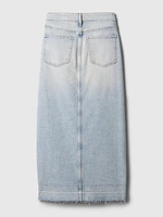 Denim Midi Skirt