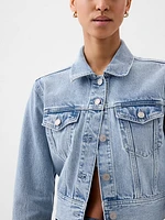 Cropped Icon Denim Jacket