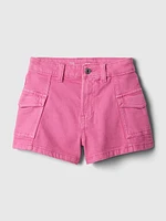 Kids High-Rise Denim Shorts