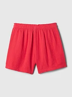 Kids Crinkle Gauze Shorts