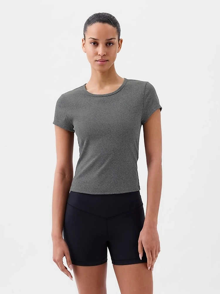 GapFit Studio Rib Cropped T-Shirt