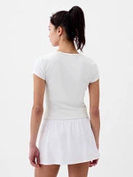 GapFit Studio Rib Cropped T-Shirt