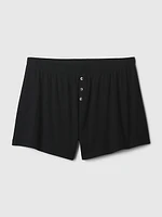 Mini Rib PJ Shorts