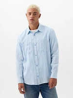 Linen Two-Pocket Shirt