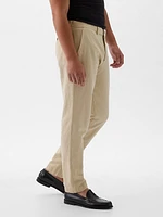 Linen-Cotton Trousers Slim Fit