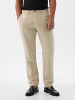 Linen-Cotton Trousers Slim Fit