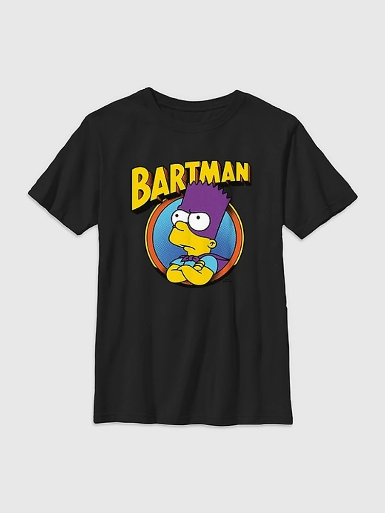 Kids Bart Simpson Bartman Graphic Tee