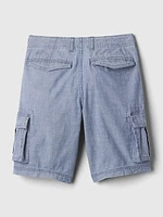 Kids Denim Cargo Shorts