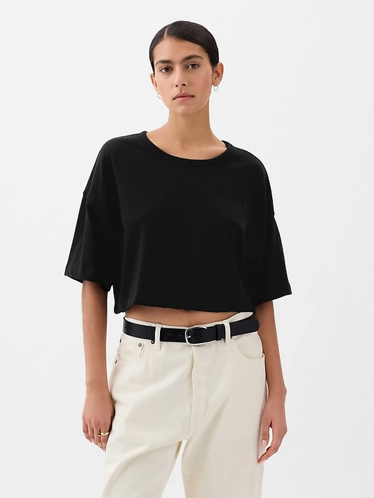 Oversized Cropped T-Shirt