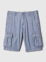 Kids Denim Cargo Shorts