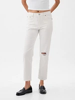 High Rise Cheeky Straight Jeans