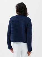 Textured Sweater Jacket