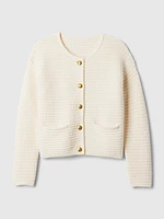 Textured Sweater Jacket