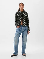 Organic Cotton Cropped Shirt