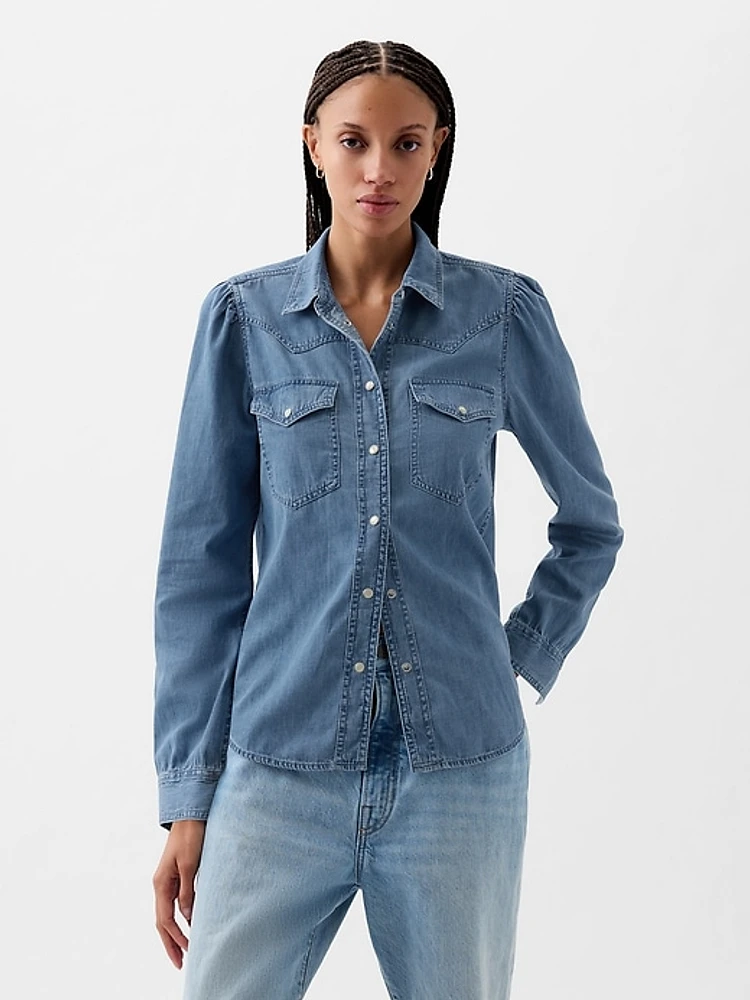 Denim Western Shirt