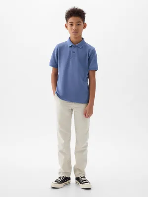 Kids Linen-Cotton Lived-In Khakis
