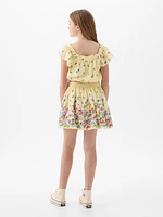 Kids Linen-Cotton Skirt