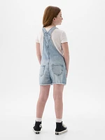 Kids Denim Shortalls