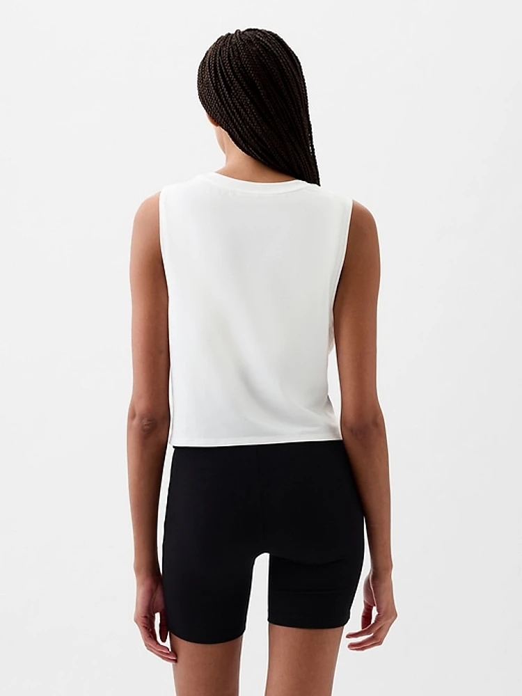 GapFit Breathe Cropped Muscle T-Shirt