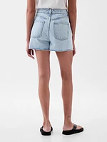 Denim Wrap Mini Skort