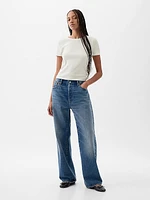 Modern Rib Cropped T-Shirt