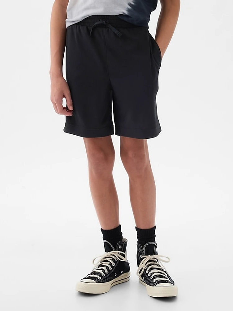 GapFit Kids Recycled Mesh Pull-On Shorts