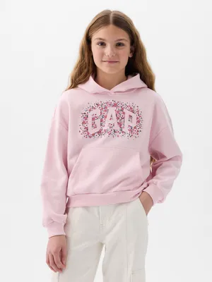 Kids Embroidered Arch Logo Hoodie