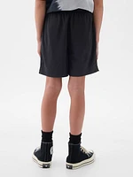 GapFit Kids Recycled Mesh Pull-On Shorts