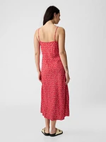 Satin Midi Dress